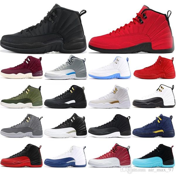 

with socks new 12 12s basketball shoes for mens winterized wntr gym red flu game gamma blue taxi the master men sports sneakers