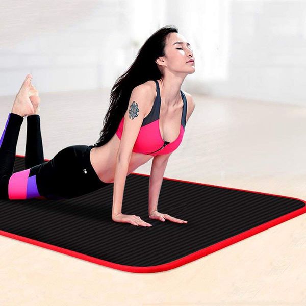 

183*60*10mm non-slip yoga mat with position line non slip carpet mat for beginner environmental fitness gymnastics mats