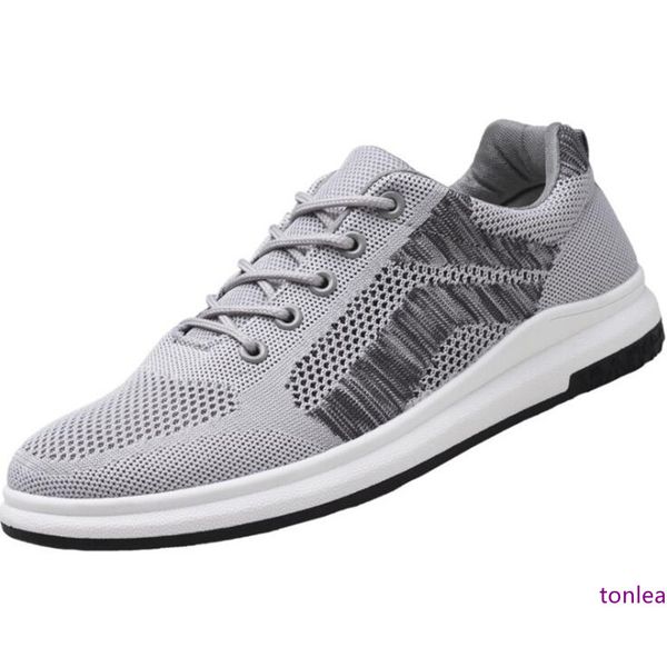 

men running shoes triple black fashion men trainer breathable light grey outdoor sport sneaker size 40-44