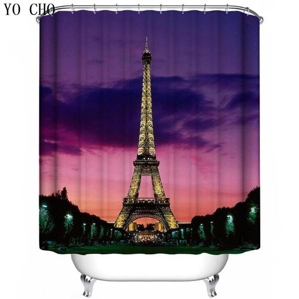 2019 Yo Cho 3d Hand Painted Lighthouse Eiffel Tower Big Ben Shower