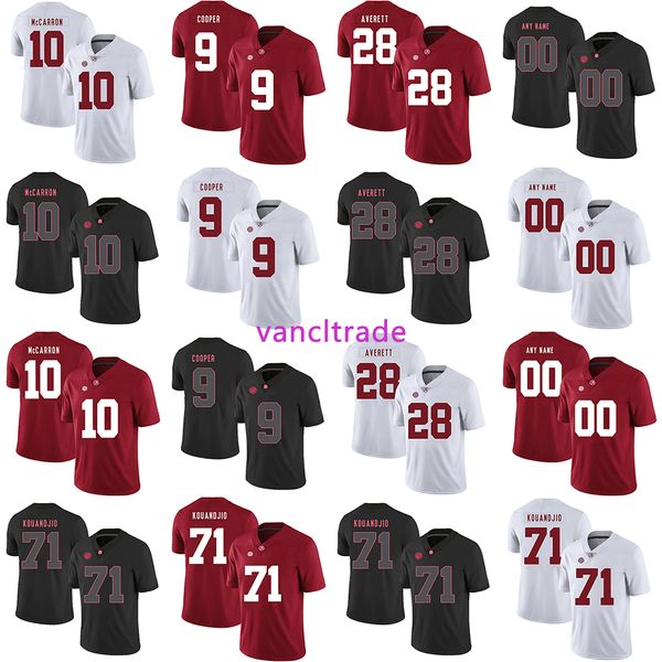 

2019 ncaa football alabama crimson tide 24 brian robinson jr. 32 c.j. mosley 3 ridley 74 cam robinson 17 cam sims jerseys, Black;red