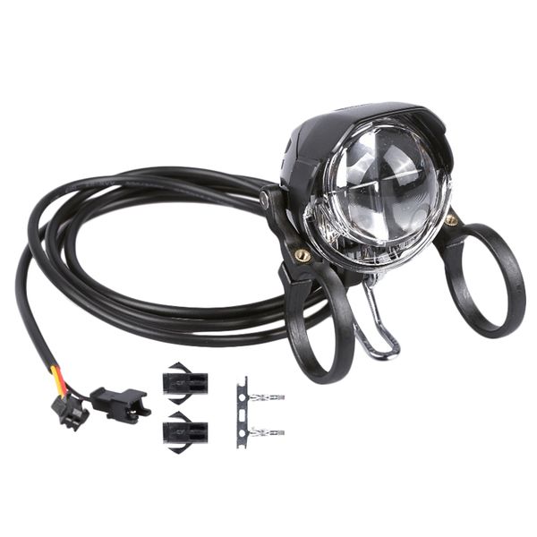 

electric bicycle 3w waterproof headlight aluminum housing led ebike light