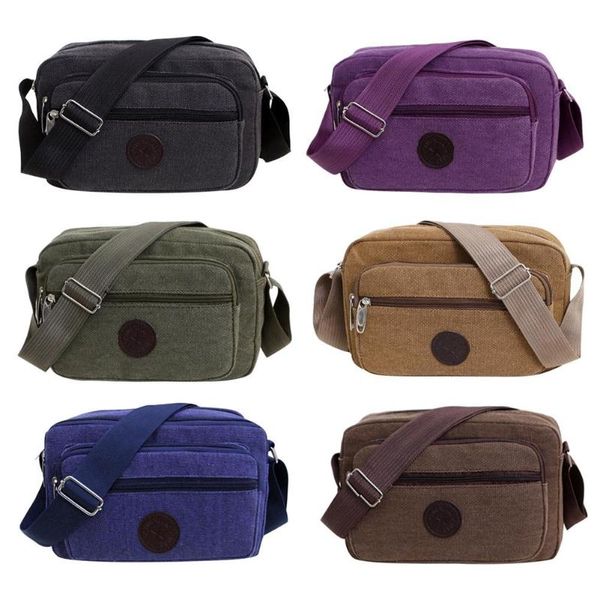 

casual men canvas satchel belt shoulder bag sling solid crossbody handbags fashion male messenger bags bolsa maleta