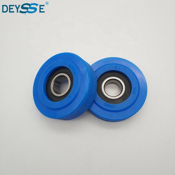 

pressure roller with original elevator part plastic guide wheels assy