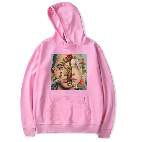 

2019 baby hoodies billie eilish print children boys girls sweatshirt toddler casual cotton autumn winter girl clothes, Black