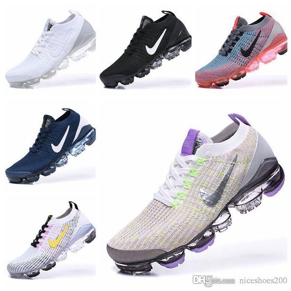 

2020 vapormax shoes air trainers men running shoes women cushion sneakers black white shock jogging zapatos hiking athletic size 36-45