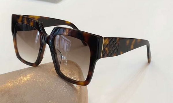 

4812 square sunglasses havana/brown gradient lenses 52mm women luxury designer sunglasses gafas de sol sonnenbrille new with box, White;black