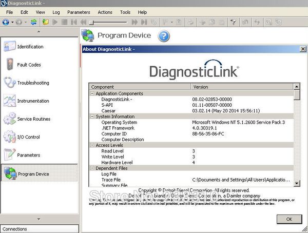 

detroit diesel diagnostic link dddl 8.03 with engineering level3