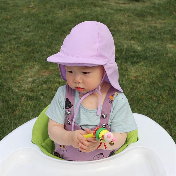 

uv protection cotton bucket hat summer newborn baby kids sun cap party hats, Yellow