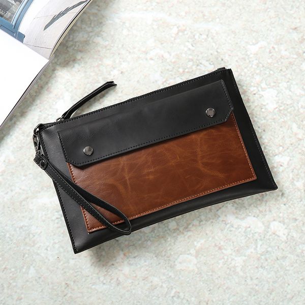 

2019 fashion new pattern clutch bag hand bag street mobile phone tide men's and women's wrist korean leisure