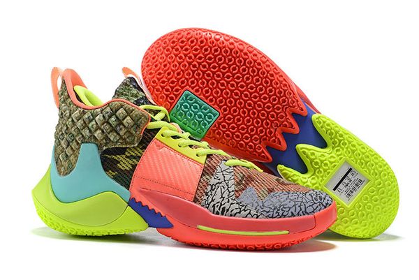 

новые 2019 russell westbrook 2 why not zer0.2 thunder баскетбольные кроссовки для высшего качества черные супер многоцветные спортивные крос
