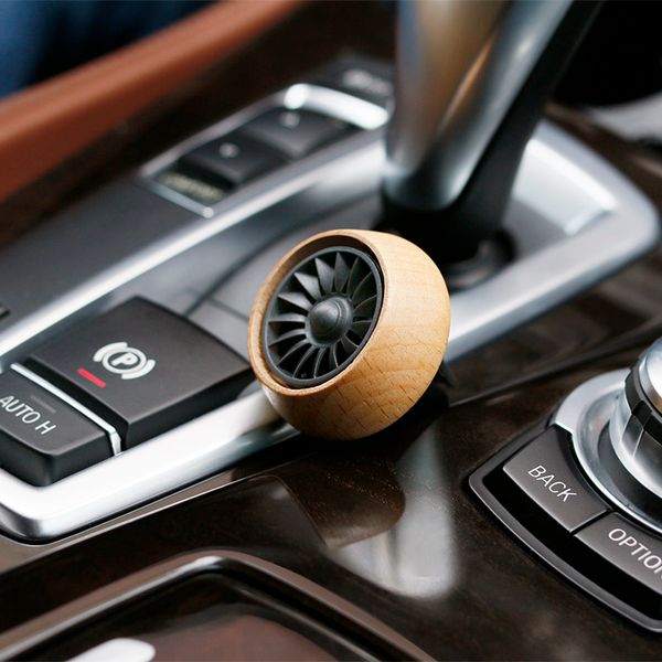 

1 pcs wood luxury car perfume car vent diffuser cool fan air freshener vent clip auto fragrance smell the refill