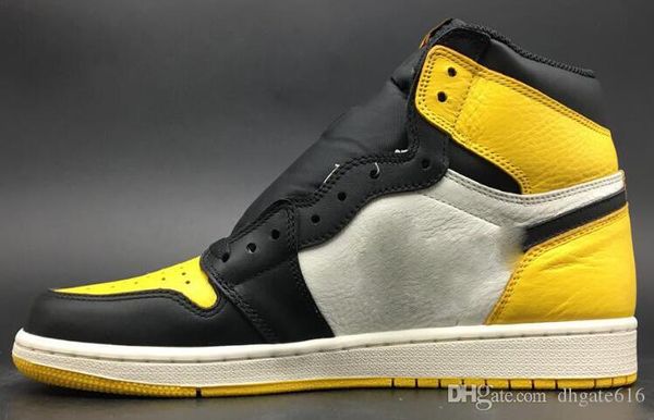 

union high og x j1 basketball shoes black yellow toe court bumblebee light bone 1s og sneakers miami green trainers shoes