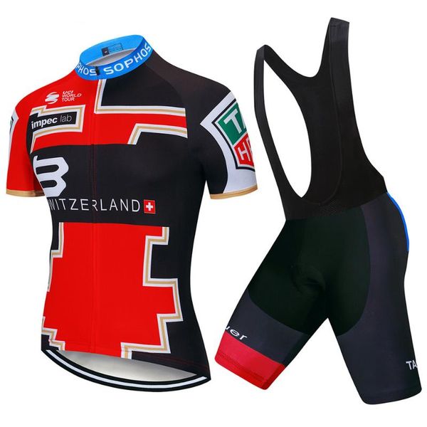

bmccing 2020 pro team summer cycling jersey set bike clothing mtb road bike de retro road bib shorts breathable gel pad, Black;red
