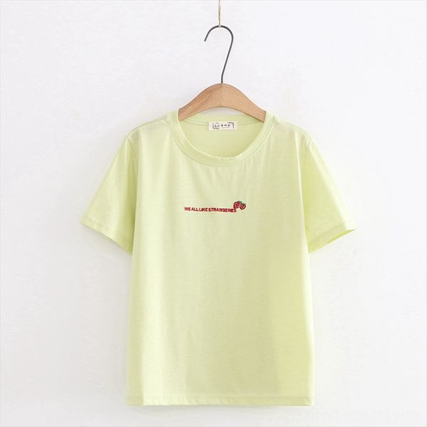

cotton letter short-sleeved -shirt women's loose small wear short skirt -shirt skirt short-sleeved women's r12136, White