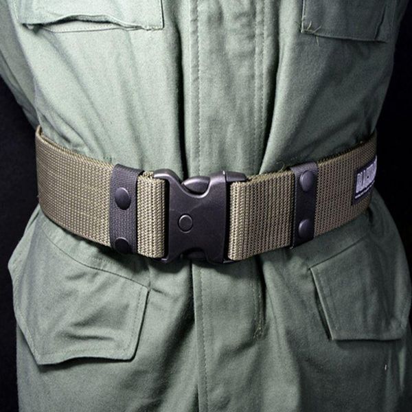

adjustable survival men heavy duty combat waistband army militar tactical belts tactical belt security militar duty utility, Black;green