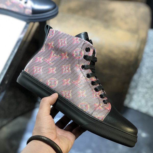 

2020 b9 новые тенденции моды высокого top casual мужская обувь, высокое качество удобная обувь люкс для мужчин оригинальный box упаковка zap, Black
