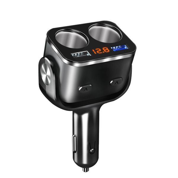 

sockets adjustable fast plug universal dual color cigarette lighter charger power adapter durable car multifunctional converter