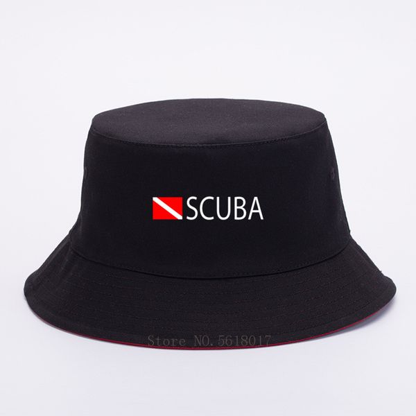 

scuba diver print mens womens panama bucket hat cap summer cap sun visor fishing fisherman hat