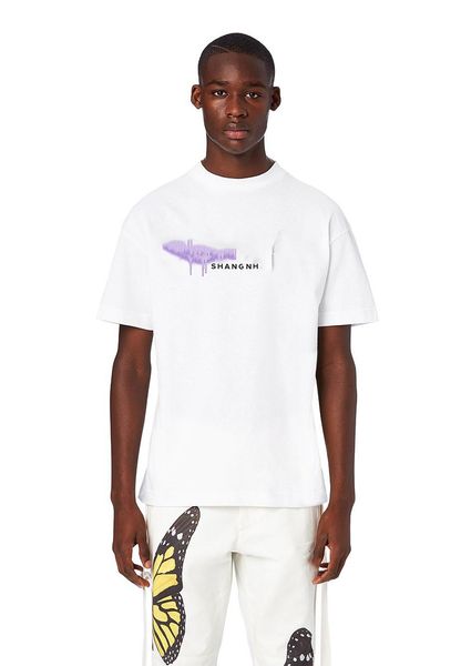 

20 мужчин дизайнер тенниска итальянской роскошь воздуха бренд обувь классического частный заказ платформа бутики футболка хлопок дикого горя, White;black