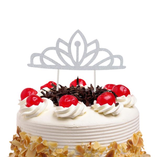 

cake ers flags crown tiara new year glitter cupcake er birthday wedding brida party baby shower baking diy xmas 20pcs
