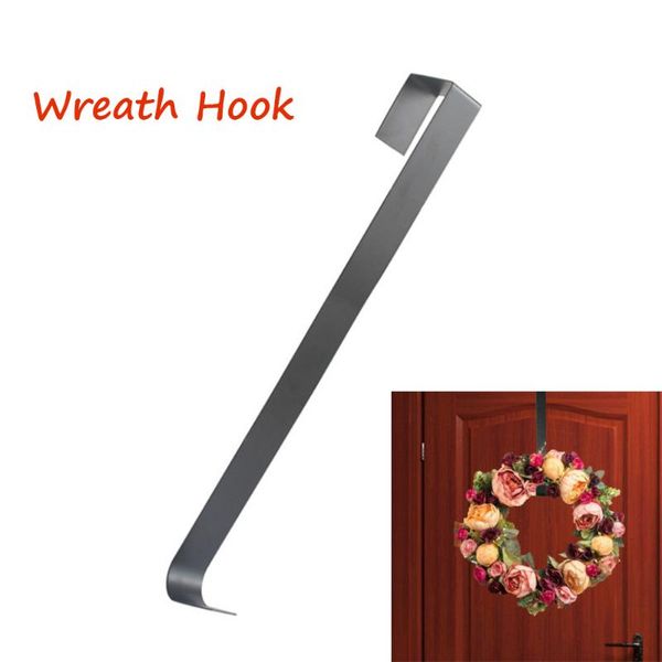 

christmas wreath hook hanger over door christmas metal wreath hanger spray paint front door hook party home decoration 5