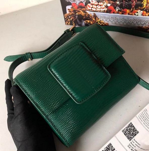 

new 2020 women designer luxury handbags purses crocodile skin pattern genuine leather crossbody bag ladies brand shoulder bags 17x13x5cm