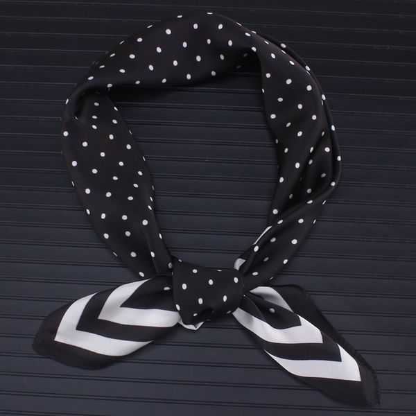 

small square silk touch scarf stewardess head neck scarves foulard femme ladies office hair tie band handkerchief bandana sjaal, Blue;purple