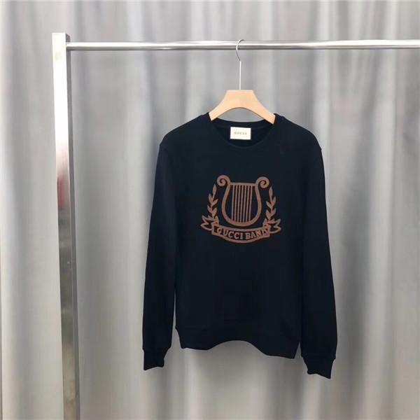 

19aw new luxurious italy brand design hoodie long sleeve crewneck sweater sweatshirt fashion pullover hoodie outdoor sweatshirt, Gray;blue