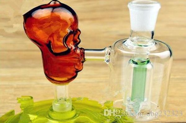 acessórios do cachimbo de água [] crânio filtro externo bongs de vidro grosso queimador de óleo de vidro da tubulação de água plataformas petrolíferas Fumar, Oil.