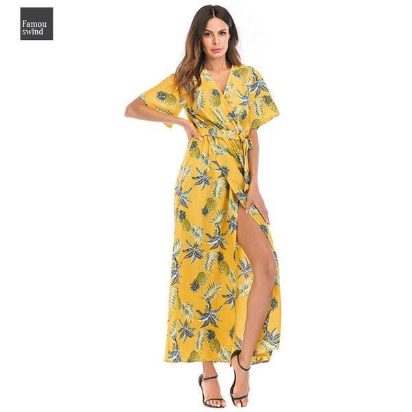 

цветочные платья лета вскользь женщины new sexy глубокий v высокий длинные платья женские elegant bohemian пляж бальные платья дизайнер одеж, Black;gray