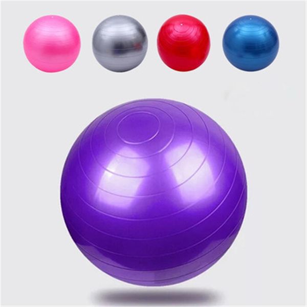 

55cm sports yoga balls bola pilates fitness gym fitball exercise pilates workout massage ball 5 color utility anti-slip