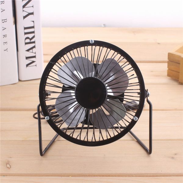 

мини usb настольный личный вентилятор металлическая конструкция тихая работа 4-дюймовый usb-кабель высокая совместимость для офиса дома