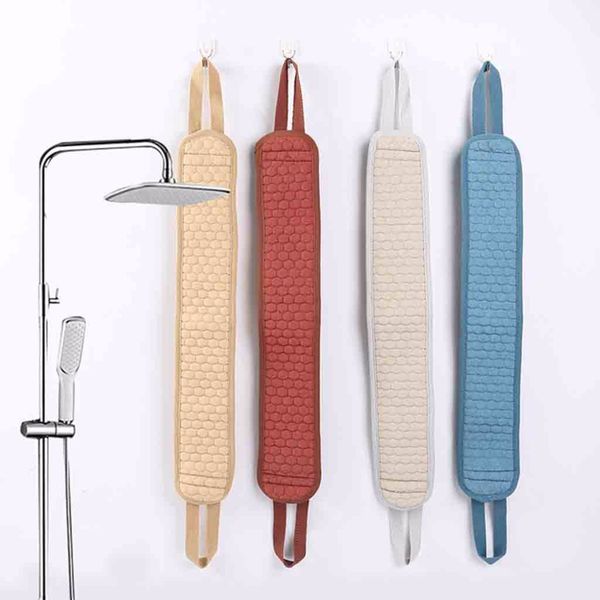 

plant fibres bath towel pull back towel section thicken double sided long strongly strip shower bathroom accessories #007