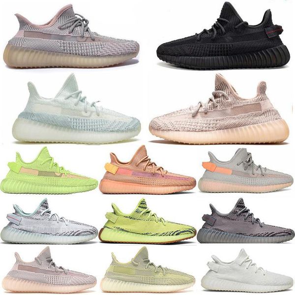 

2021 новые мужские кроссовки г kanye west antlia synth lundmark gid glow форма zebra крем женщин мужские кроссовки обувь размер 13