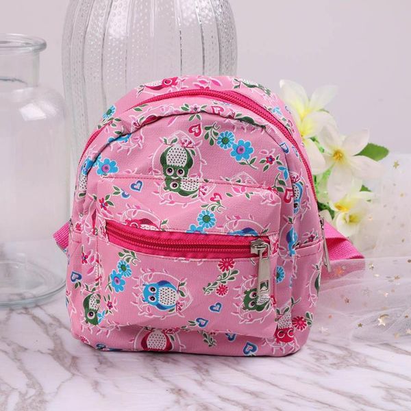 

fashion children girls mini backpack 3d colorful floral print school bags