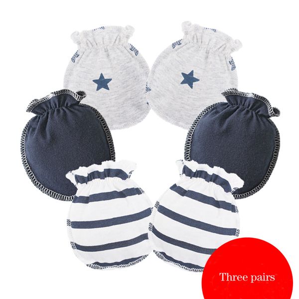 

2019 baby boy girl scratch mittens newborn gloves 0-3months 3-6months baby accessories, White