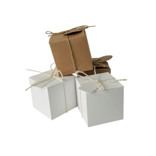 

10pcs kraft paper handmade boxes sweet birthday boite dragees wedding favor for candy cake party present gift packaging box