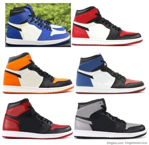 

2019 новый 1 high og игры royal banned теневые бред toe баскетбол обувь мужчины 1s разрушенные backboard серебряная медаль кроссовки высоког