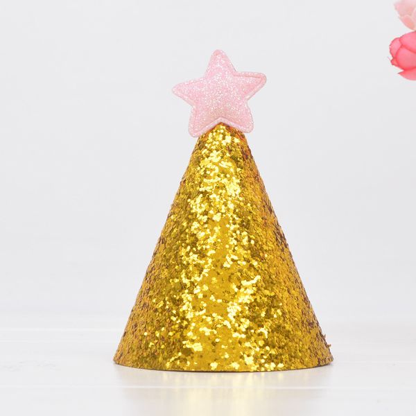 

1pc happy birthday party hats decor cap one birthday cute hat star cloth hat baby shower kids boy girl gifts hair accessory