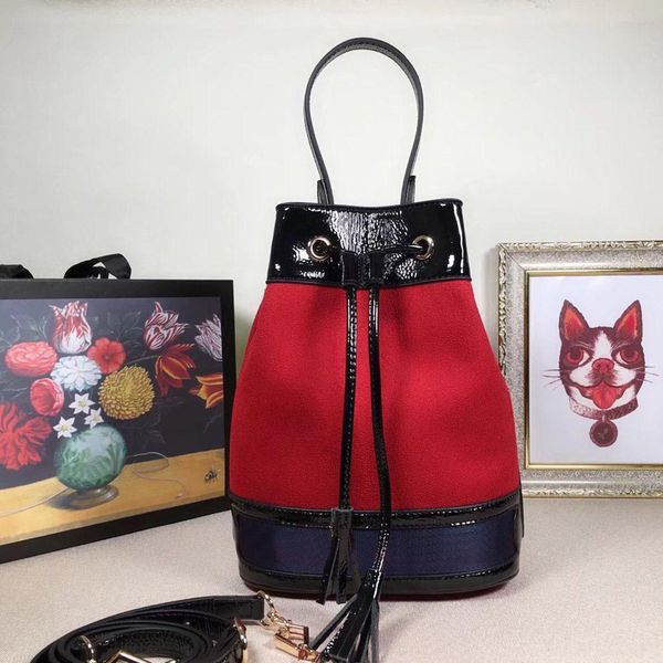 

new fashion luxury designer ladies handbag crossbody bag shoulder leather and bag combination handbag purse mini bucket bag