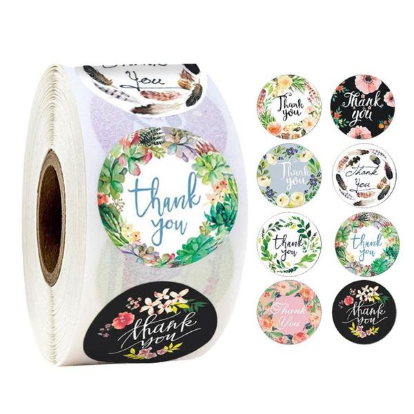 

paper label sticker thank you hand made stickers for scrapbook stationery sticker gift wine bottle envelope decoration supplies
