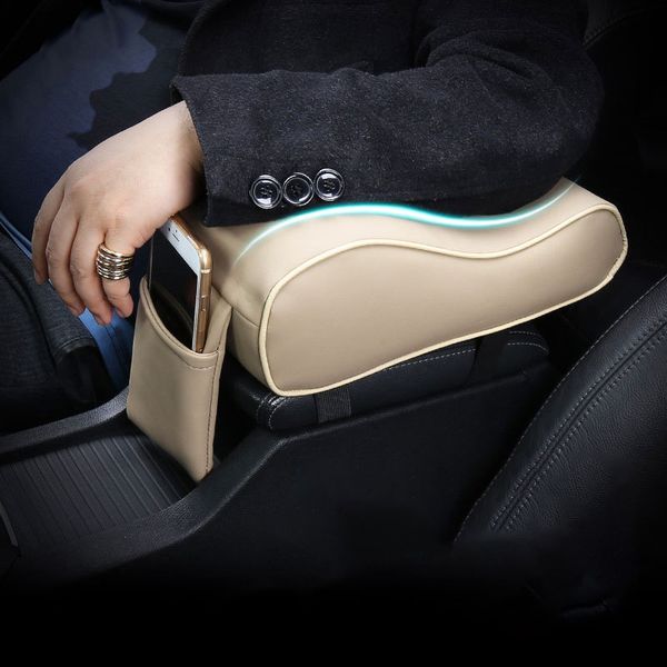 

interior car armrest pad pu leather center console cushion for
