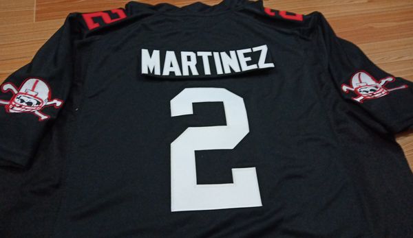 

2020 new style lady and youth black nebraska cornhuskers #2 adrian martinez embroidery jersey size s-4xl or custom any name or number jersey, Black;red