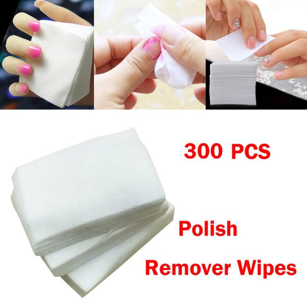 

nail polish remover 300pcs lint art gel cotton pad wipe professional tools cosmetic wholesale price