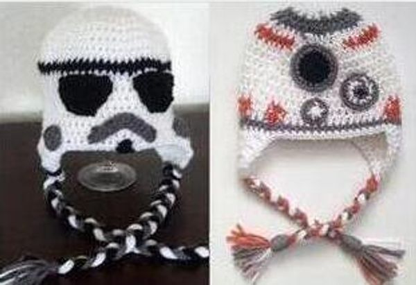 

baby bb8 crochet hat winter newsboy beanie children crochet hat headwear kids hallowmas christmas caps infant toddler beanie earflaps cotton, Yellow