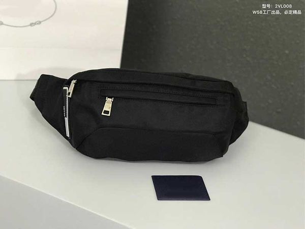 

parad brand designer bags fanny pocket canvas material waist purse bag paa design belt shoulder men bag