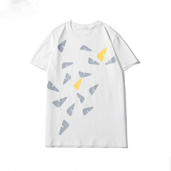 

luxury mens designer t shirt summer t shirt men women t shirt hip hop animal printed short sleeve size s-xxl, White