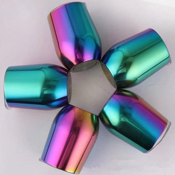 

9 унций уф яичная скорлупа кубок яйцо форма чашки двухслойные 304 из нержавеющей стали пивная кружка красное вино коктейль кубок подарок ста