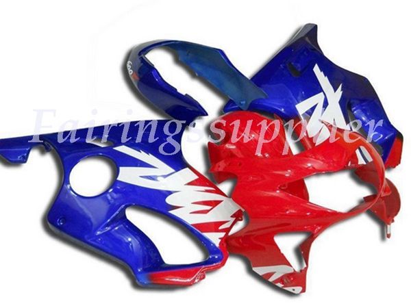 

новые (литье под давлением) abs обтекателя комплекты fit для honda cbr600 f4 1999 2000 cbr600 f4 99 00 обтекатели набор красный синий
